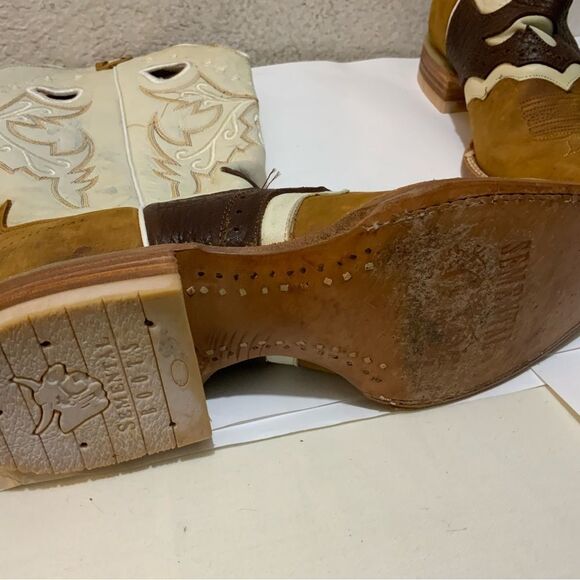 Semetal Leather cowboys Boots - size 9 - Picture 13 of 16